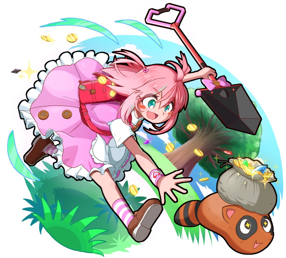 トレジャーハンター少女