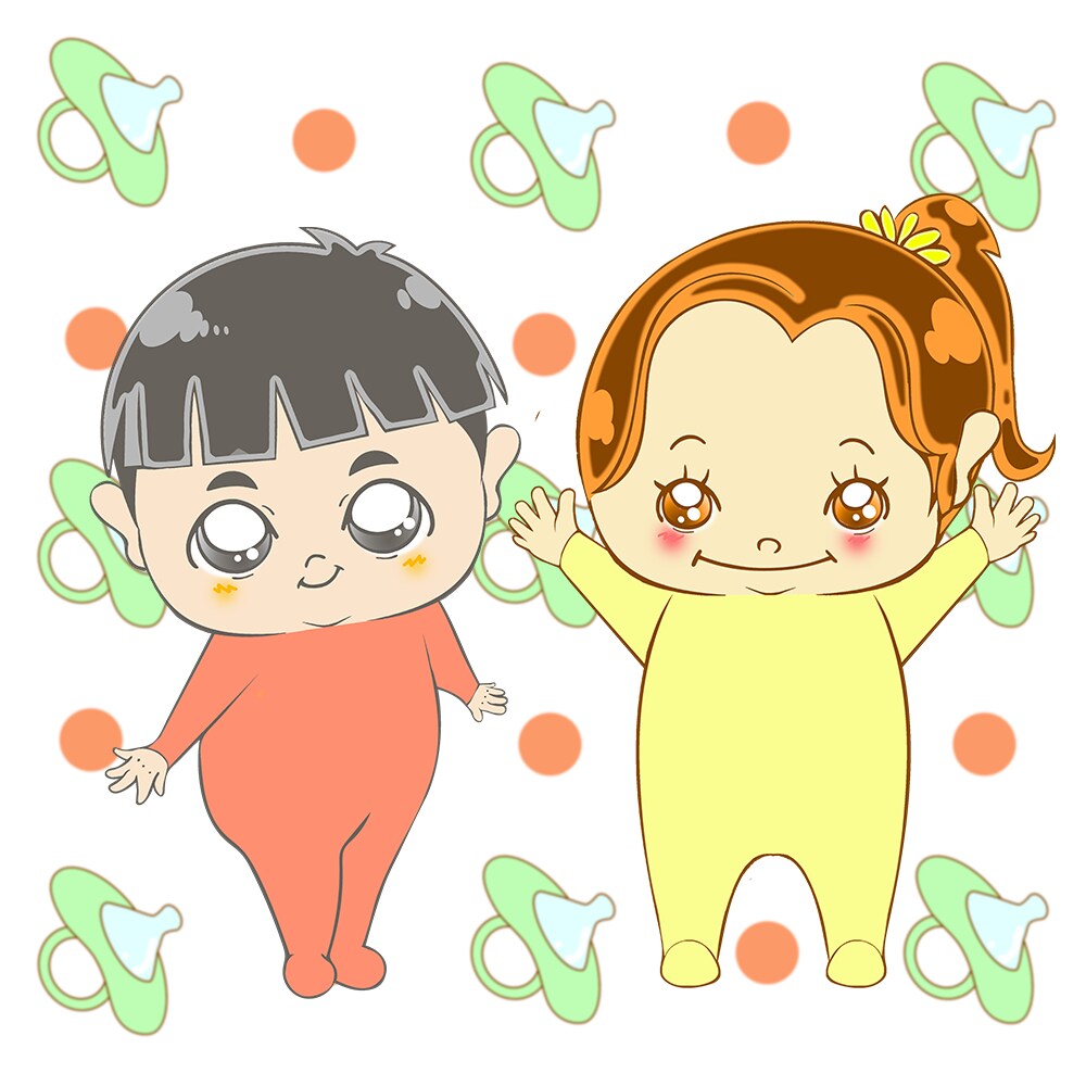 ベビー風似顔絵