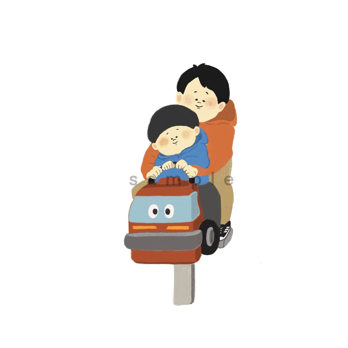 子供のイラスト制作