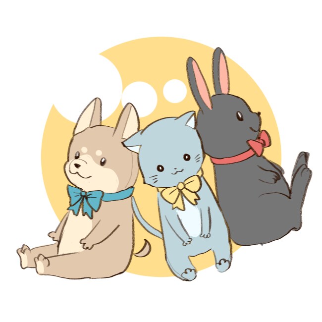 ぬいぐるみ風イラスト
