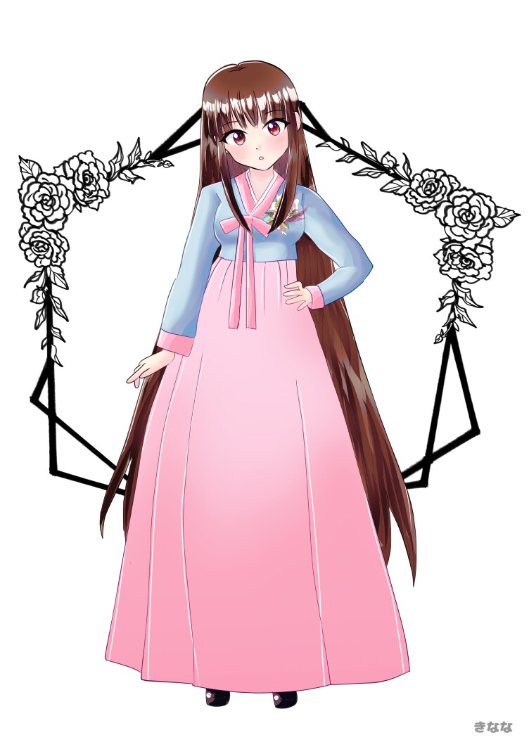 依頼イラスト　韓国風イラスト１