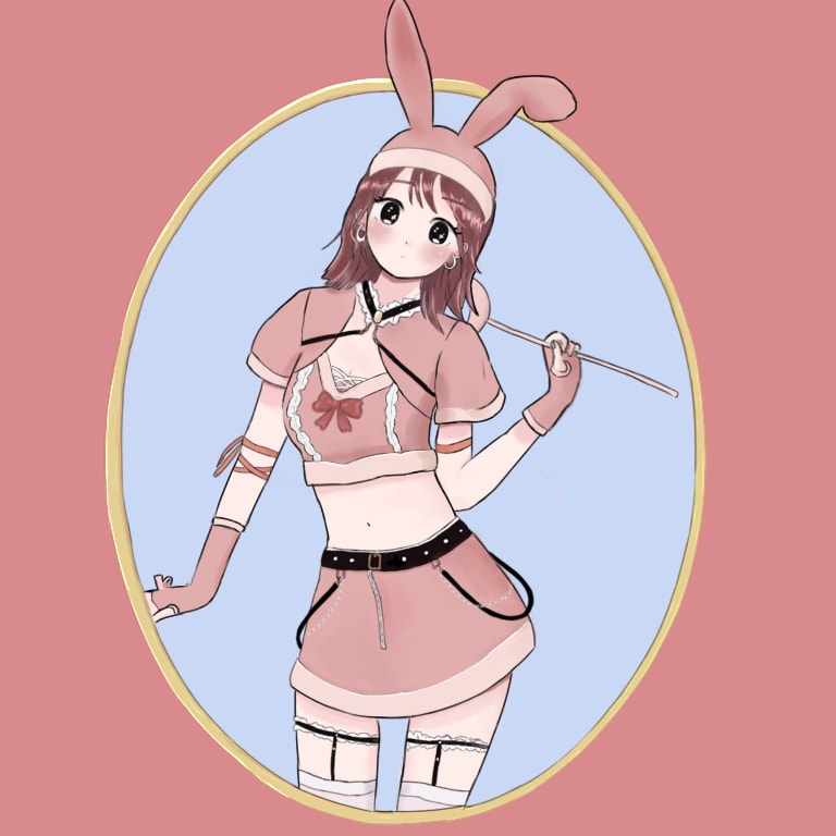 SNS運用のためのオリジナルキャラクターのイラスト制作