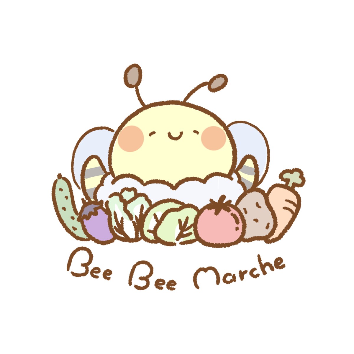 マルシェのロゴサンプル