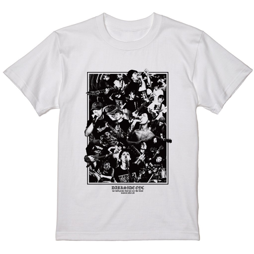 ライブハウスのチャリティーTシャツのデザイン