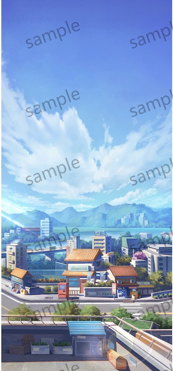 風景、背景イラスト