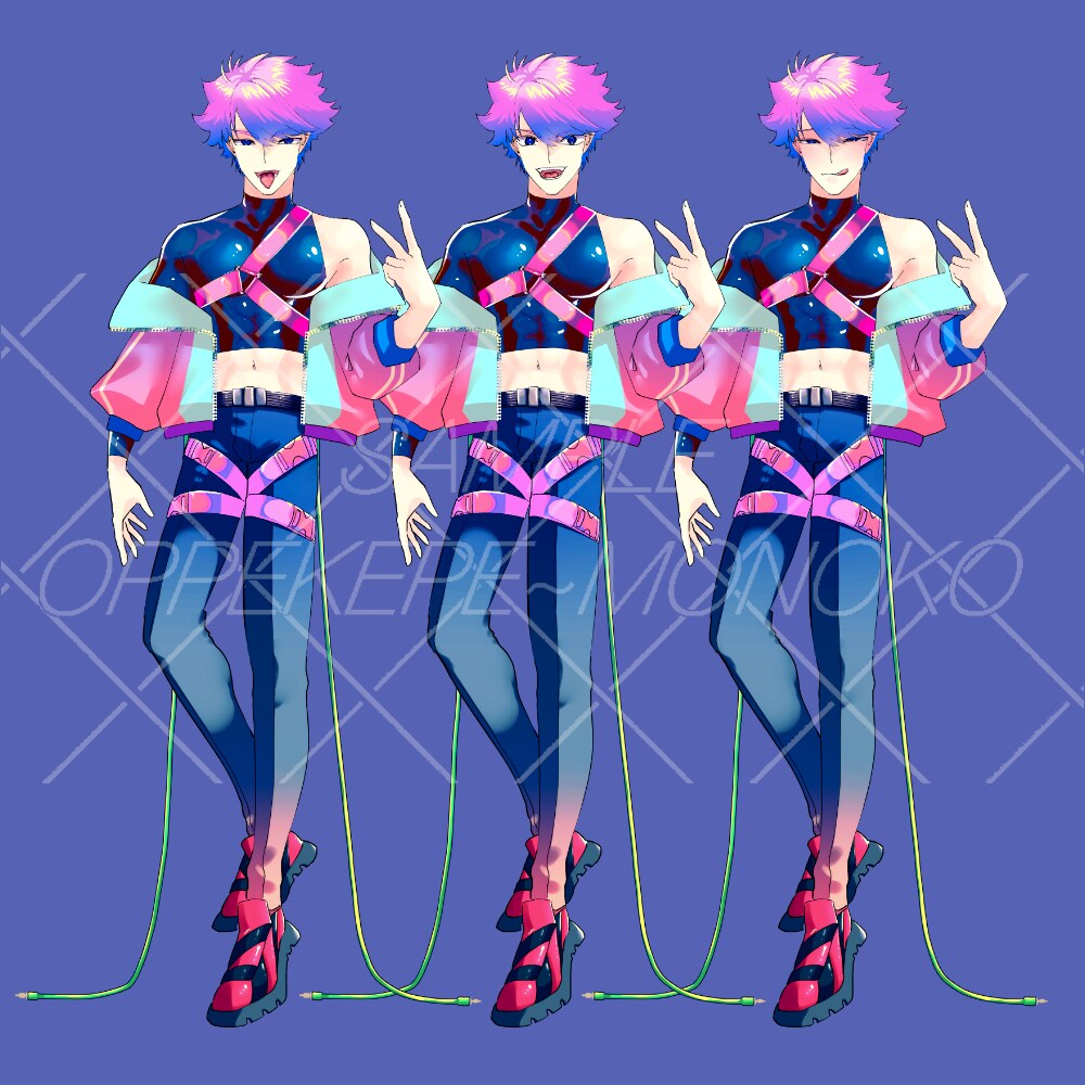 立ち絵　全身　男性