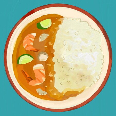 シーフードカレー