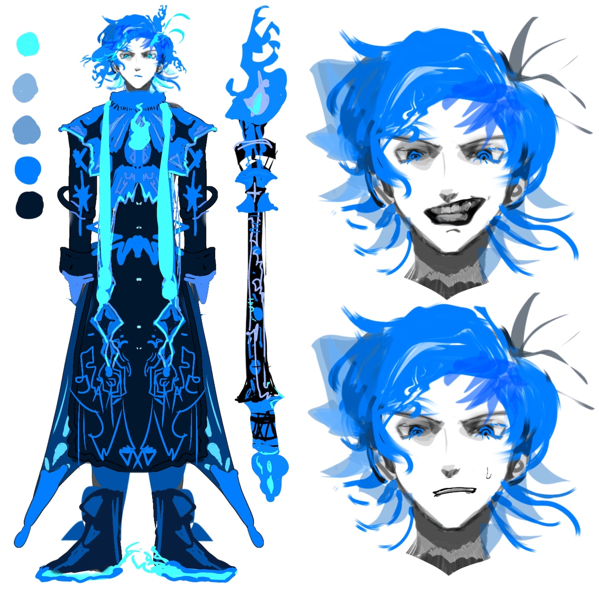 自主制作　キャラデザ