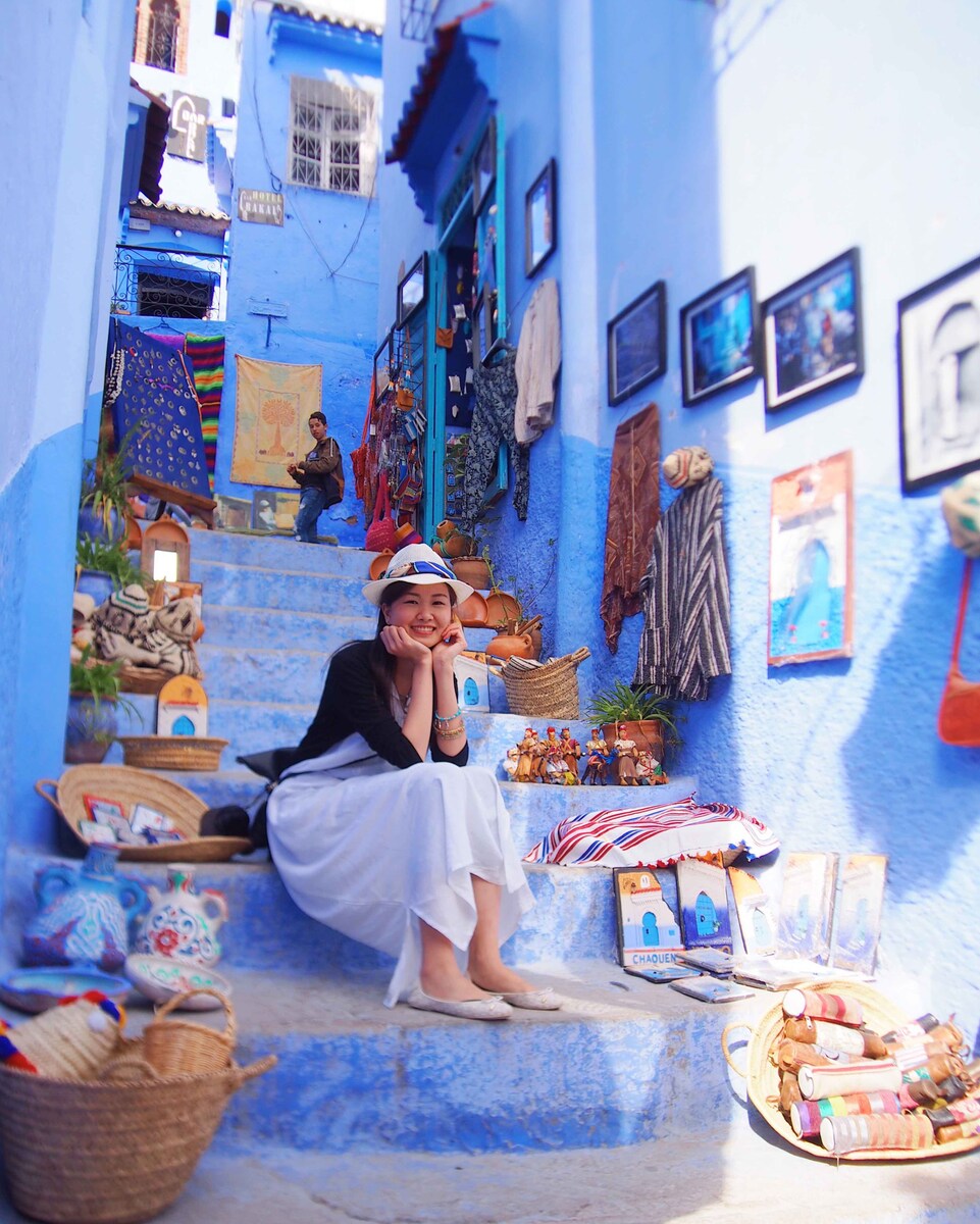 モロッコの青い街シェフシャウエン