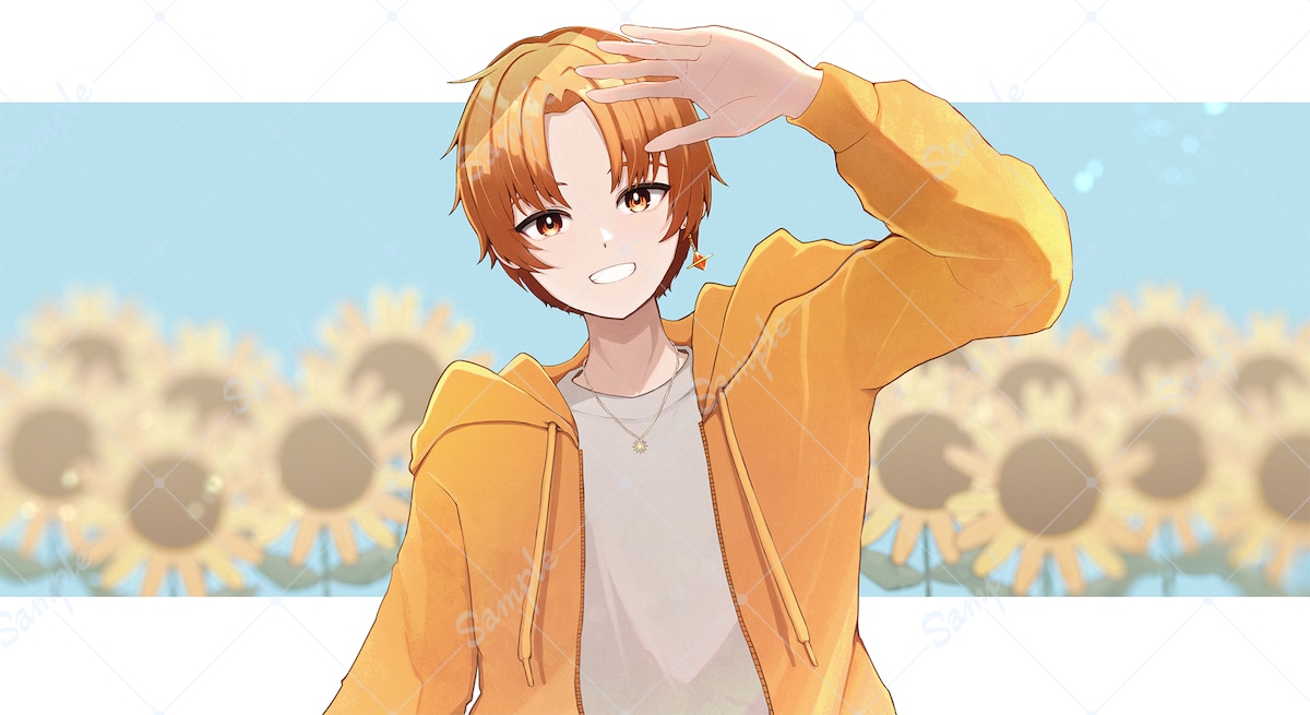 ご依頼いただき描いたイラストです。