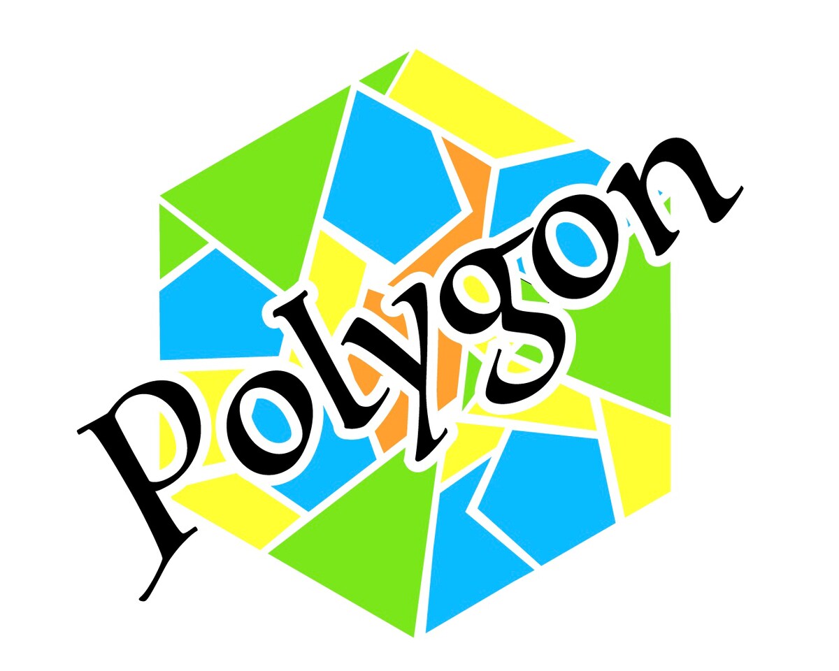 多角形（polygon）をイメージしたロゴデザイン