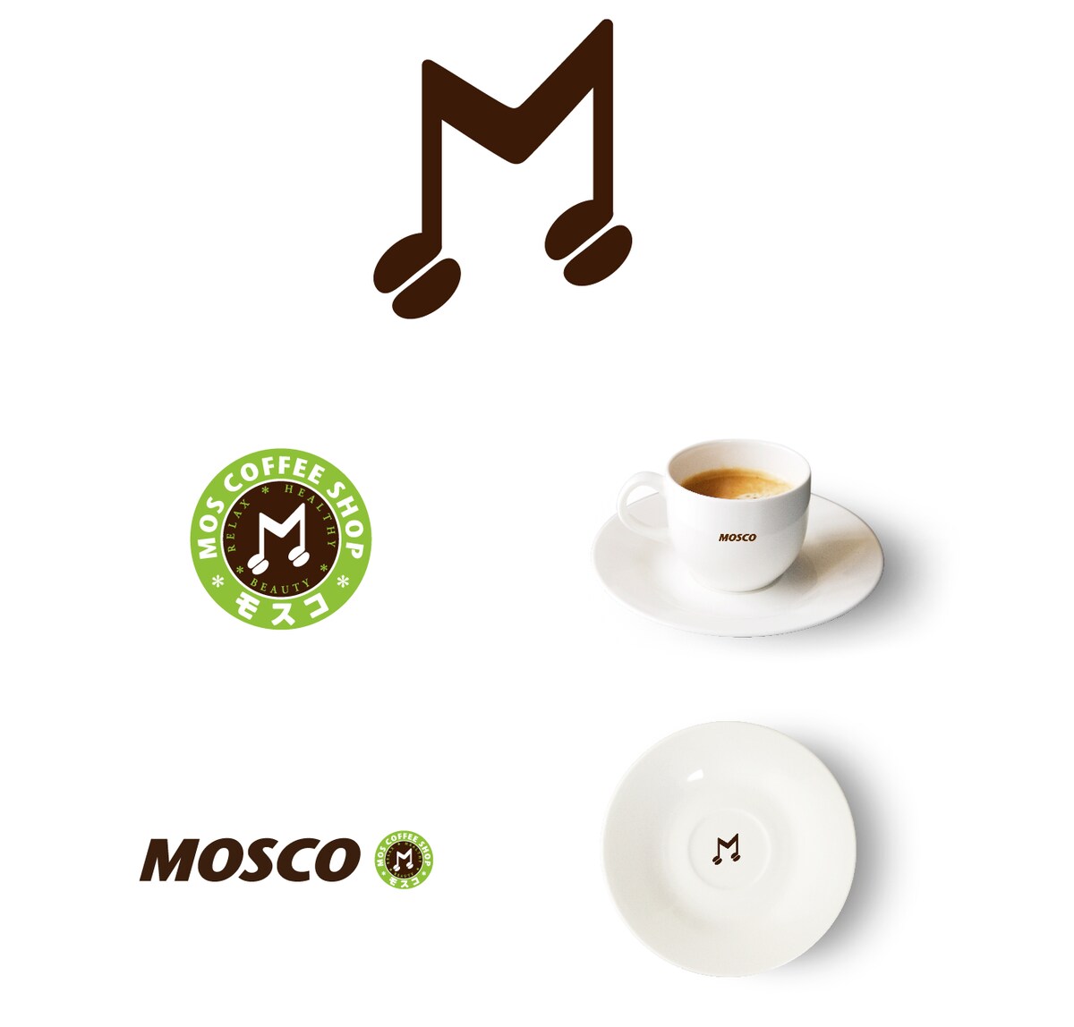 コーヒーショップのロゴ