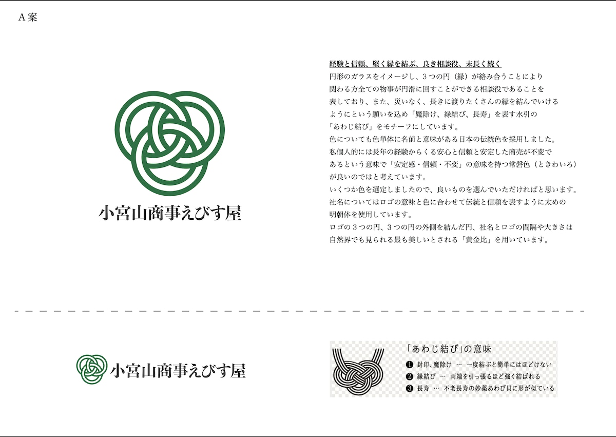 小宮山商事えびす屋様　会社ロゴ