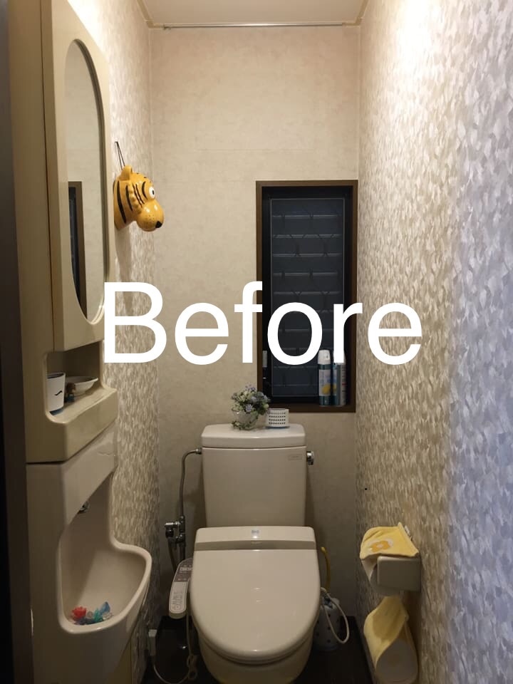 DIYでトイレのリフォーム