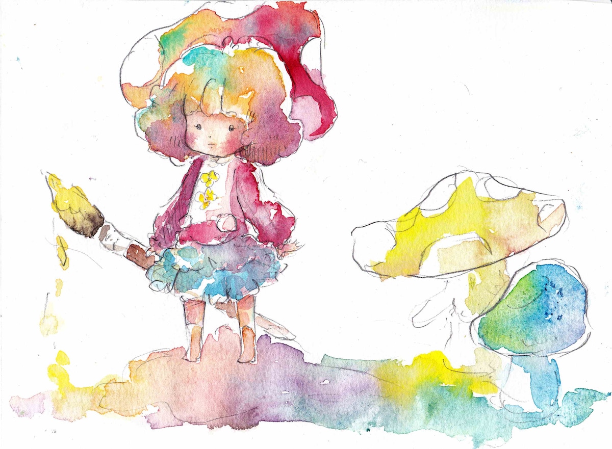 絵本のキャラクター　色の妖精プティ