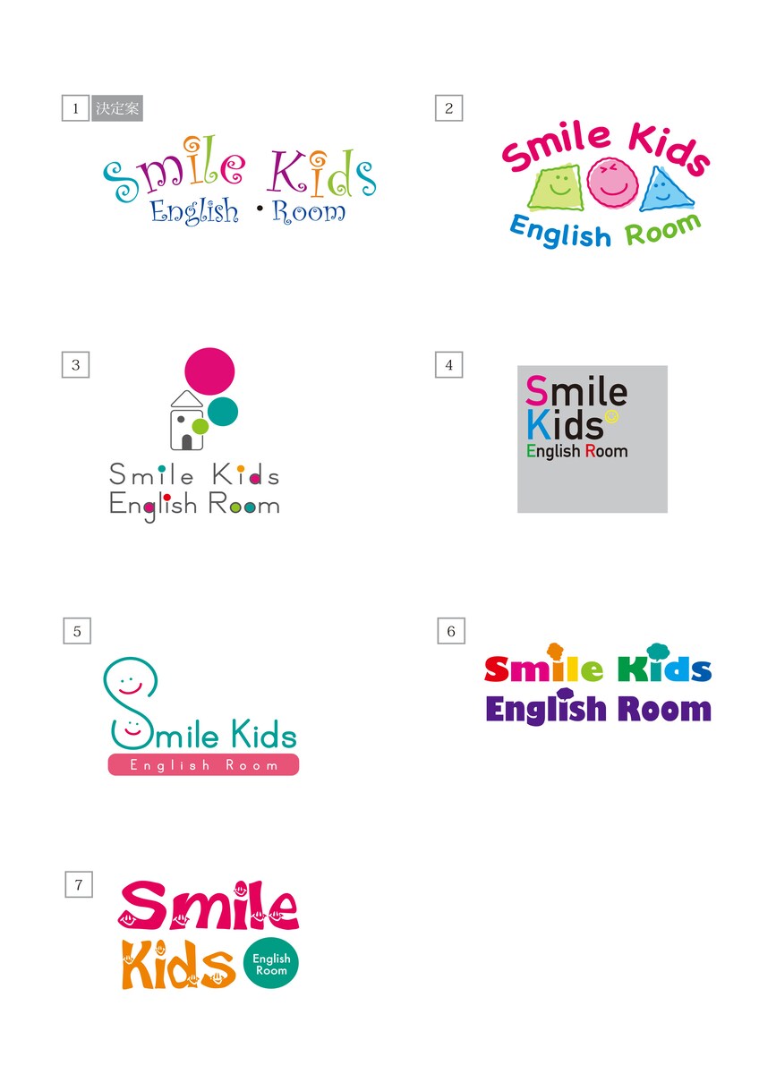 個人英語教室のロゴ提案