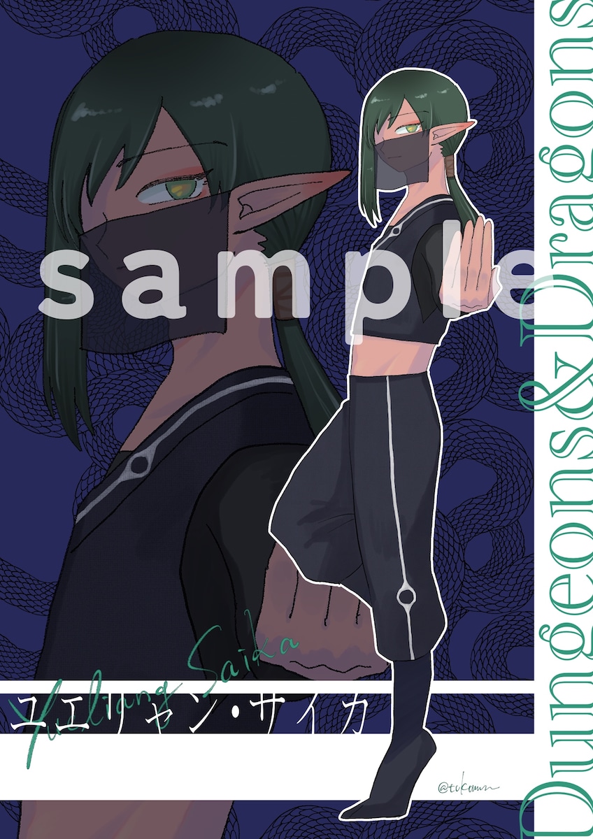 TRPGキャラクターディスプレイ