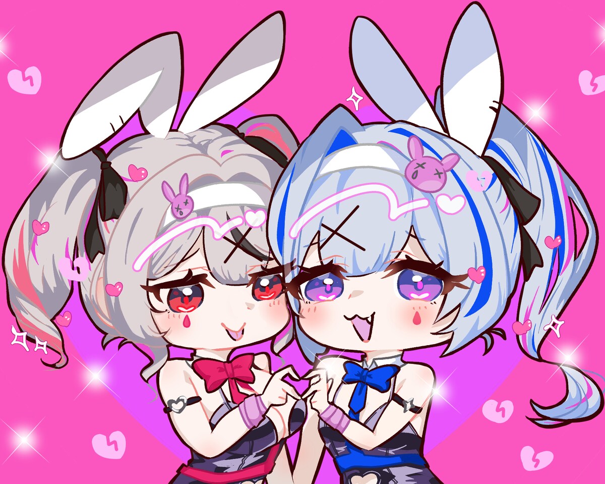 デフォルメイラスト背景アリ