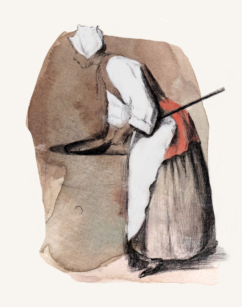 シャルダンのスカラリーメイド | Okaeemさん(イラストレーター)のポートフォリオ | ココナラ