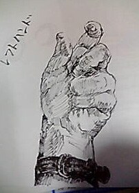 AIより早く筆でサラサラ描く