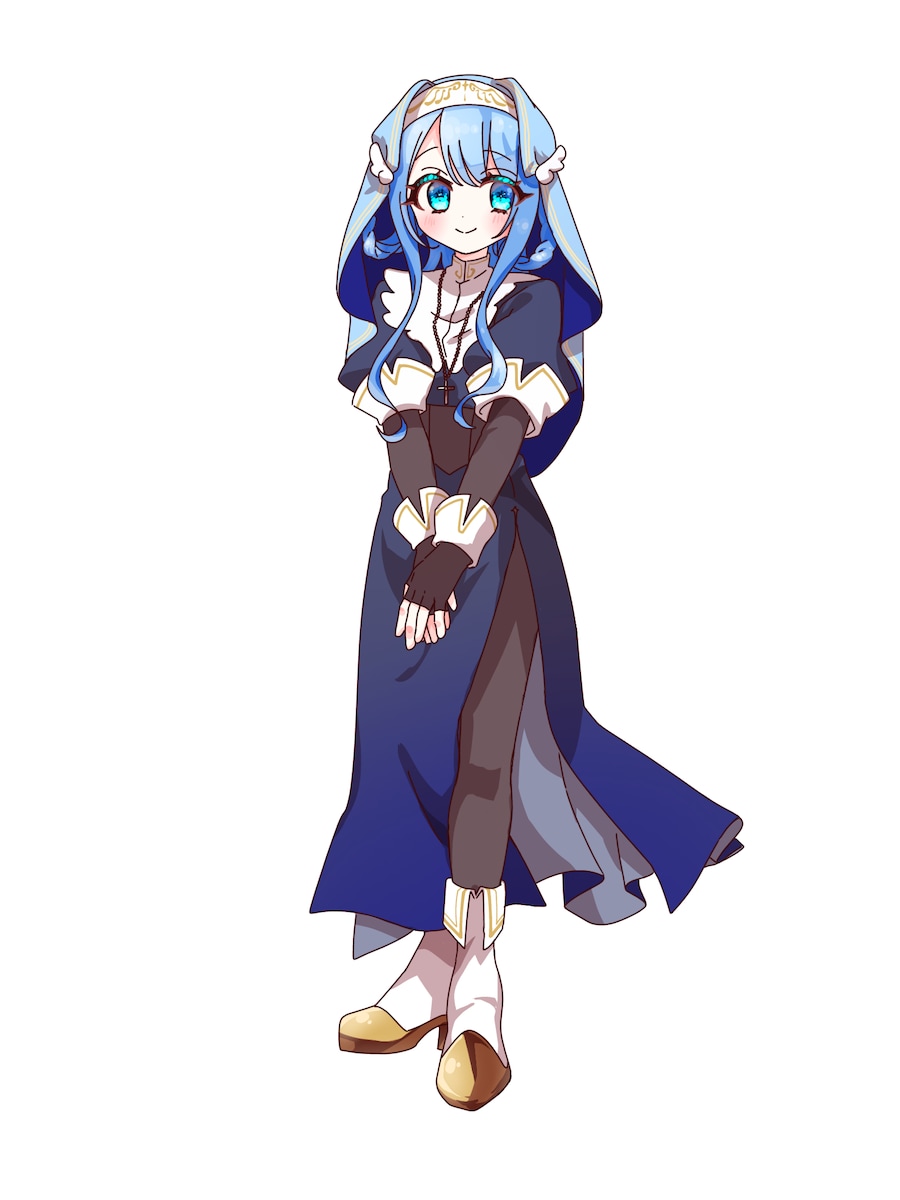 オリジナルキャラクター立ち絵イラスト