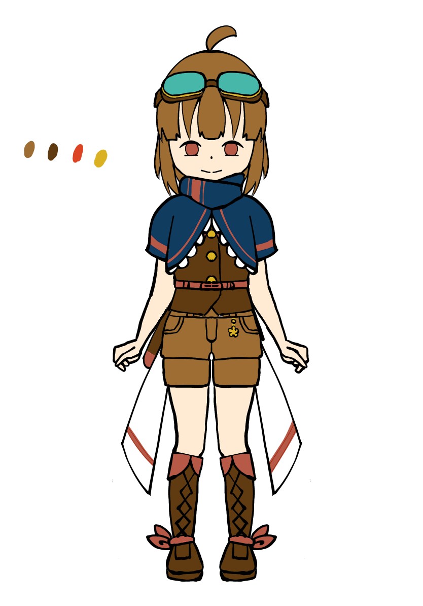 オリジナル小説主人公のキャラクターデザイン