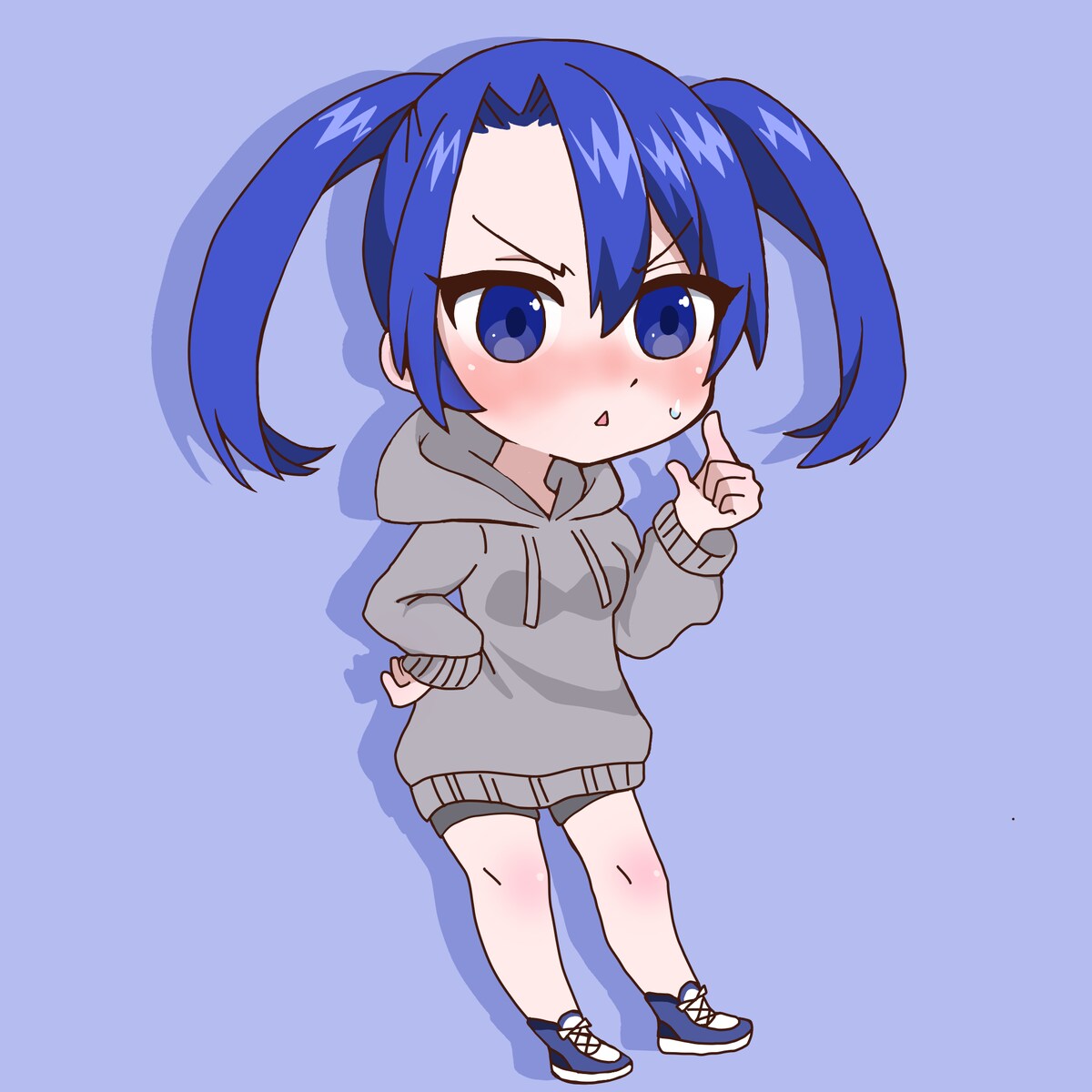 あおツンデレちゃん