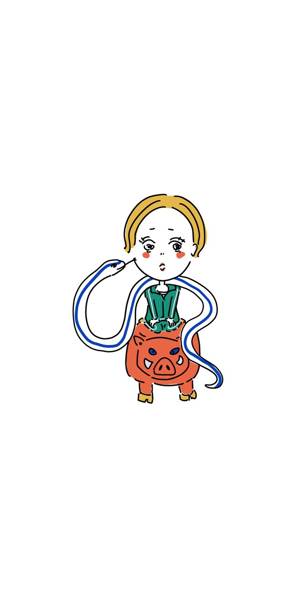 巳年イラスト