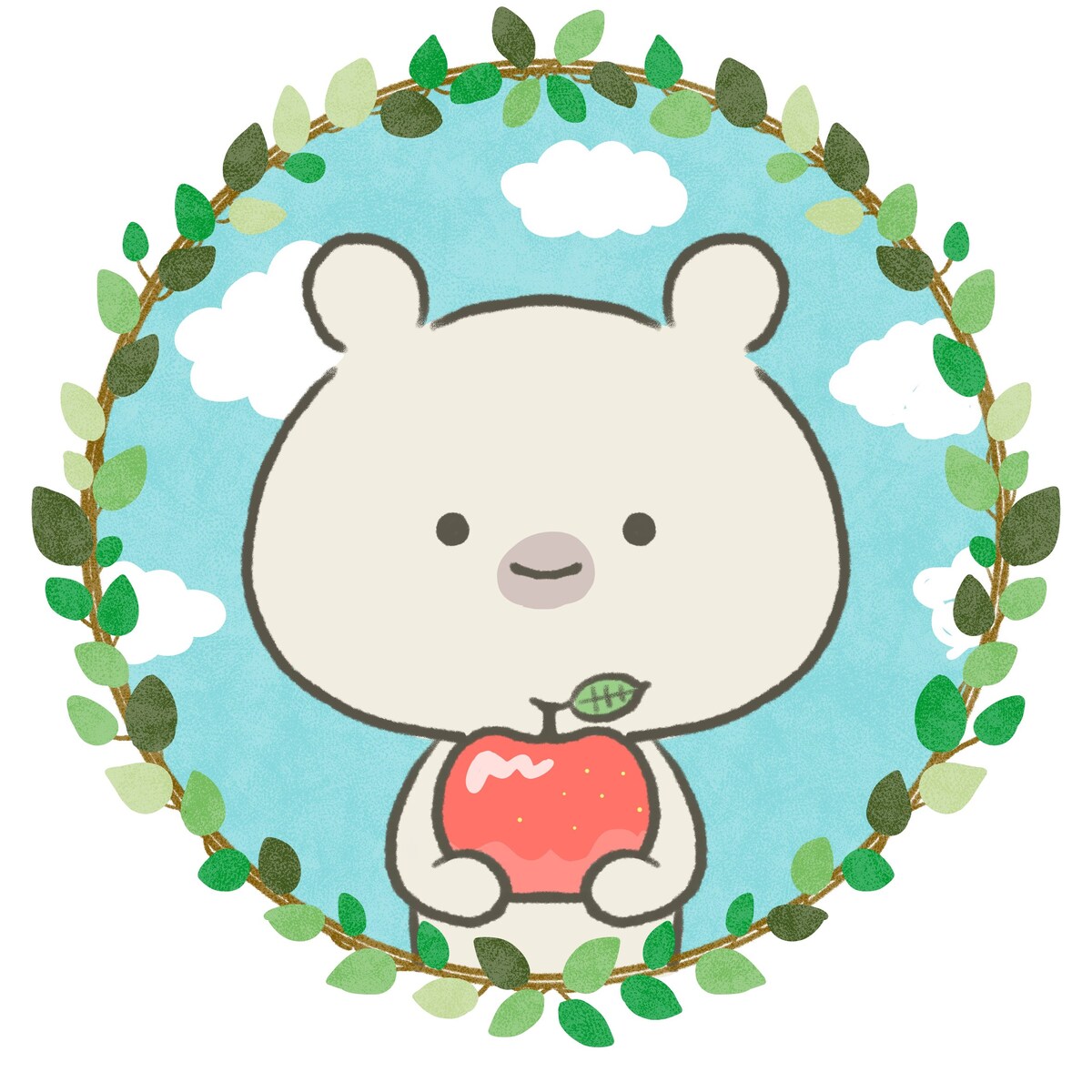 りんごとくま-色ちがい
