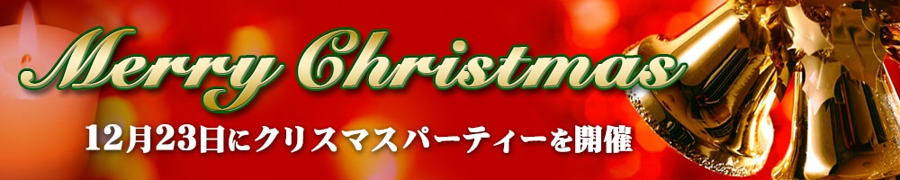 クリスマスパーティーバナー
