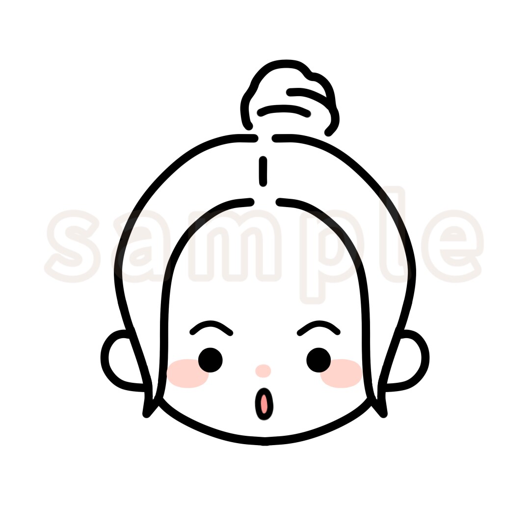 ゆるふわシンプルなアイコン