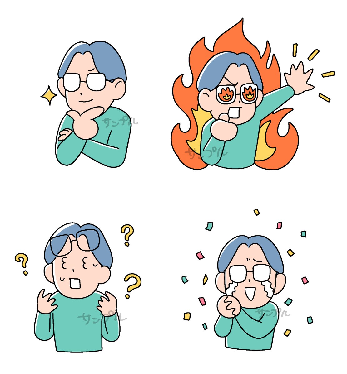 YouTube、ブログなど活動用イラストパック