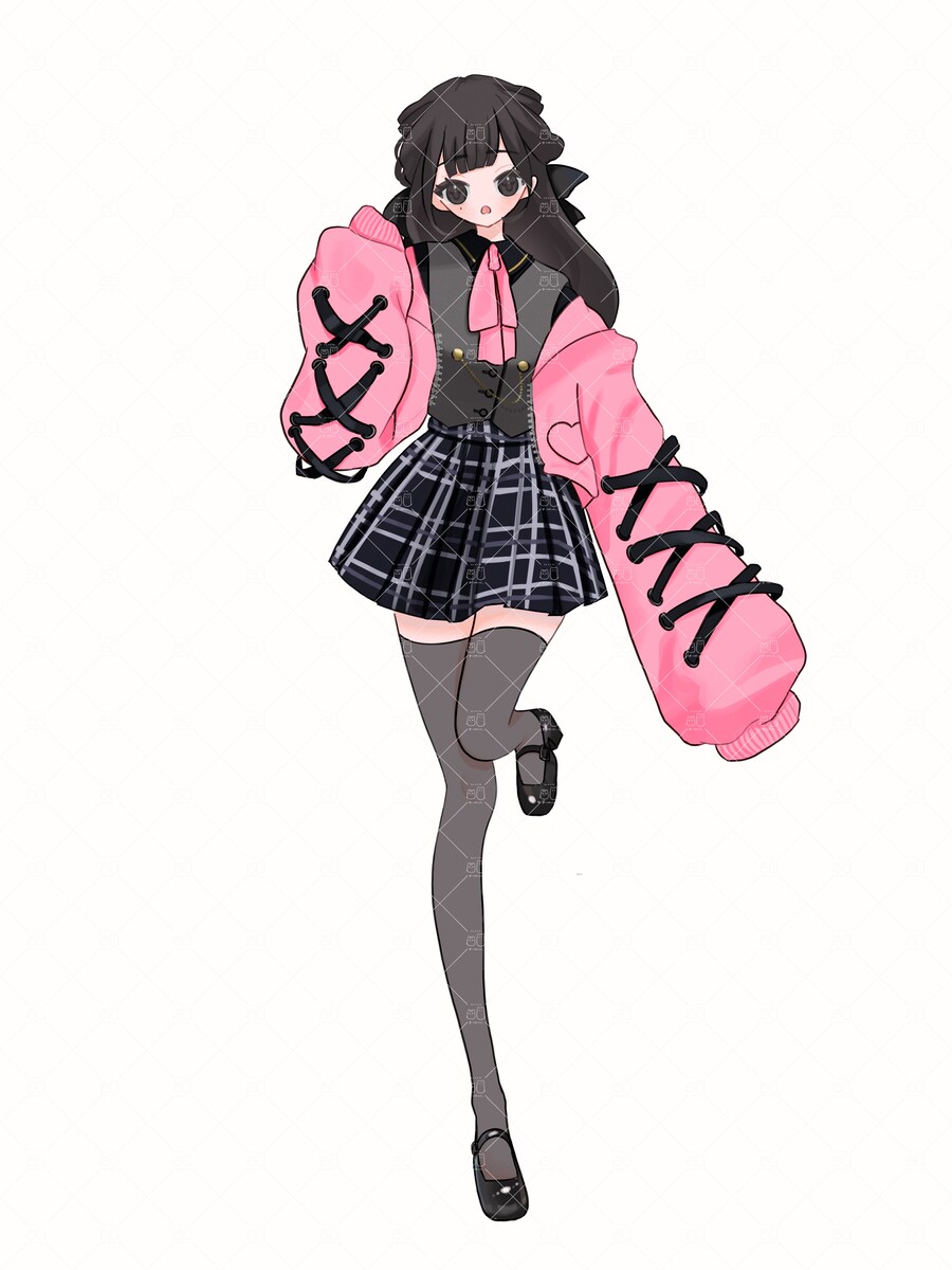 立ち絵作成　衣装デザイン込み