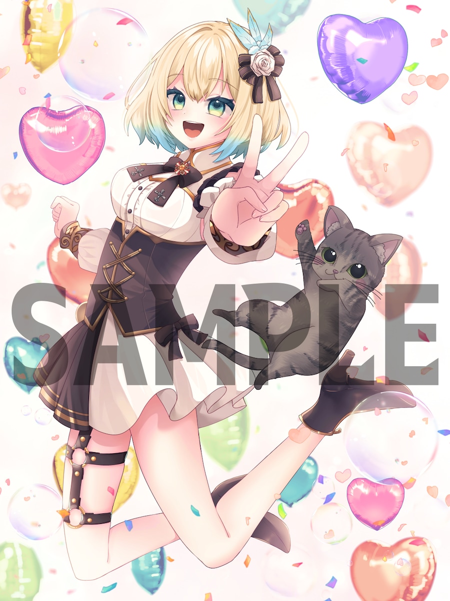 【ファリン・ルナール様】配信1周年記念イラスト（実績）