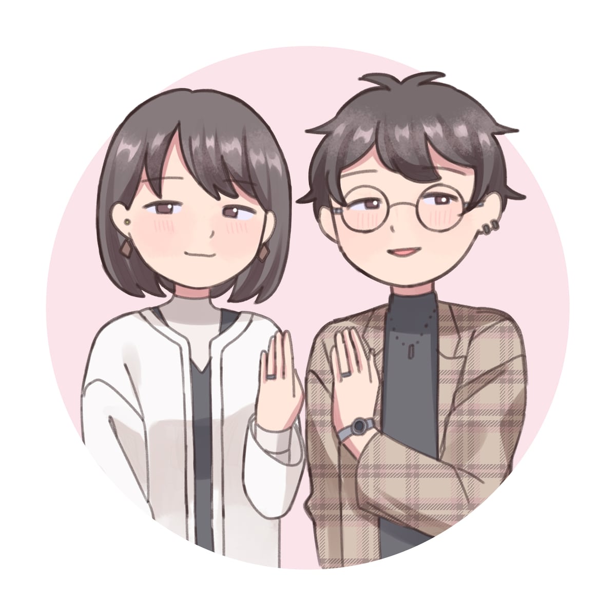 結婚記念イラスト