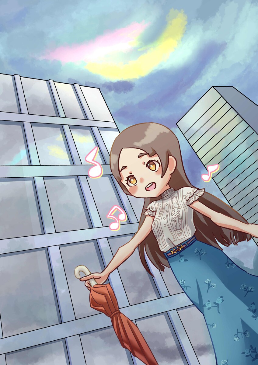 曇りの日の千奈