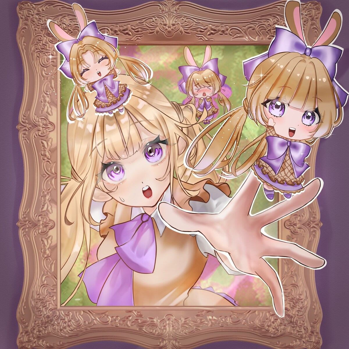 一枚絵イラスト