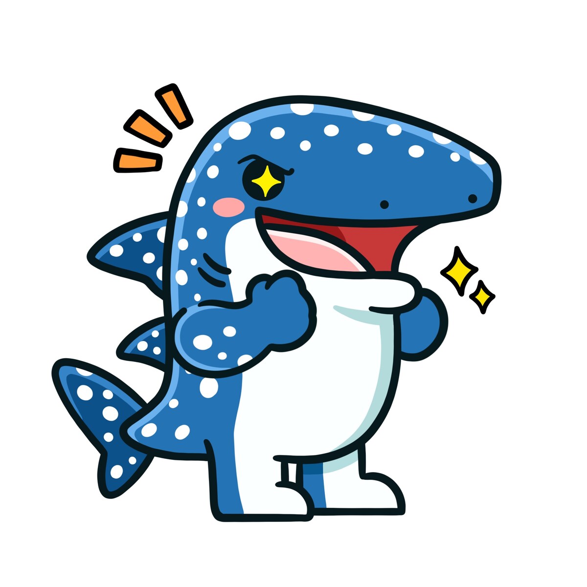 ジンベイザメモチーフキャラクター